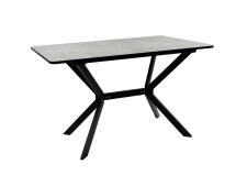 Стол ВВР Миллер камень светлый/черный №7, ЛДСП 120-160/80