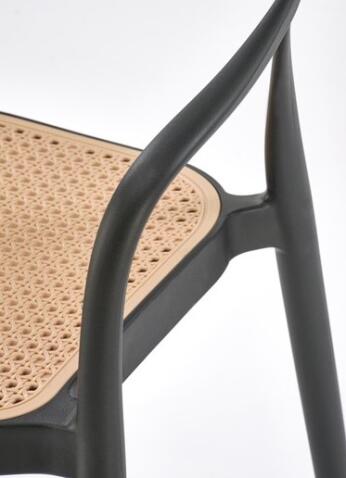 Стул HALMAR K530 черный/натуральный