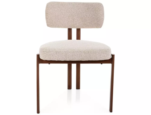 Стул SIGNAL MISAKI D t.255 светло-бежевый/орех