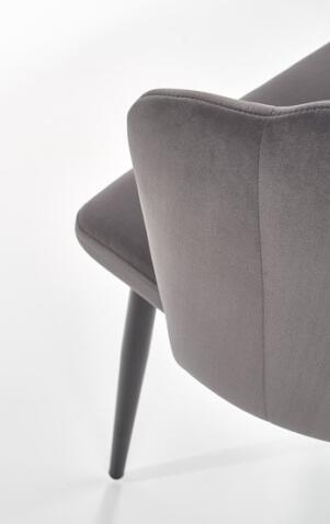 Стул HALMAR K386 серый/черный