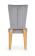 Стул HALMAR ROIS дуб медовый/серый