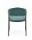 Стул HALMAR K473 темно-зеленый/черный