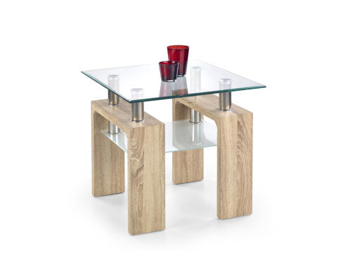 Стол журнальный HALMAR DIANA H KWADRAT дуб сонома, 60/60/55