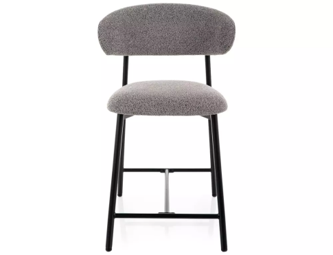 Стул барный SIGNAL ELTON H-2 t.232 серый/черный