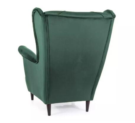 Кресло SIGNAL LADY Velvet Bluvel 78 зеленый/венге