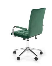 Кресло компьютерное HALMAR GONZO 4 темно-зеленый/хром