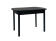 Стол ВВР Раздвижной пластиковый Черный Тунис/Прямое черный, 110-150/70