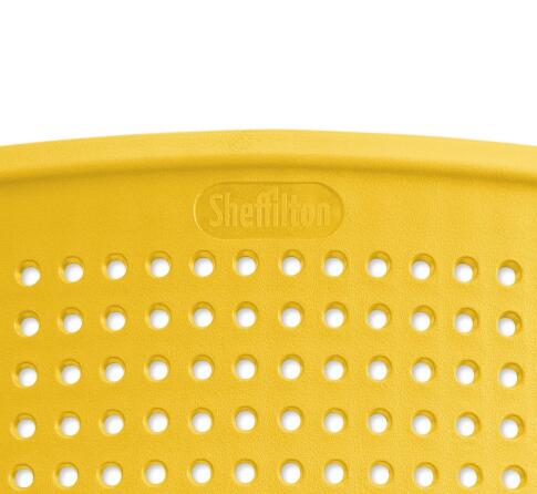 Стул Sheffilton SHT-S85PB-1 желтый/желтый/черный муар