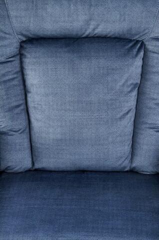 Кресло HALMAR BARD раскладное, темно-синий/натуральный