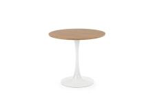 Стол обеденный HALMAR STING натуральный/белый 80/73