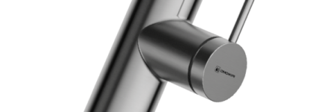 Смеситель для кухни Omoikiri Makkari 2 Plus-SB-BN-BL нержавеющая сталь/черный