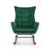 Кресло-качалка HALMAR BAZALTO зеленый