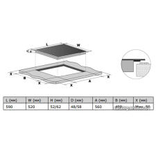 Поверхность электрическая WEISSGAUFF HVF 431 B