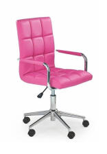 Кресло компьютерное HALMAR GONZO 2 розовый/хром