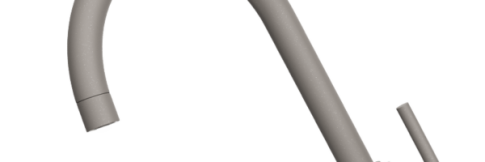 Смеситель для кухни Omoikiri Shinagawa P GR leningrad grey