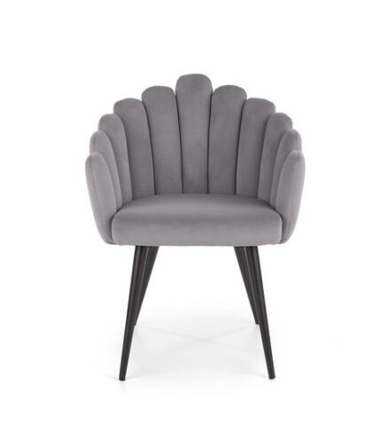 Стул HALMAR K410 серый/черный