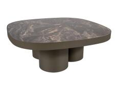 Стол журнальный SIGNAL STELLA A Ceramic черный Vulcano/медный 100/100