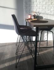 Каркас стула полубарного Sheffilton SHT-S66-1 артикул КС-66-1 черный муар