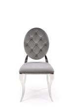 Стул HALMAR K555 серый/серебряный