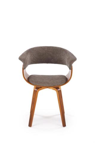 Стул HALMAR K545 серый/орех