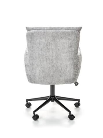 Кресло компьютерное HALMAR FLORES светло-серый/черный