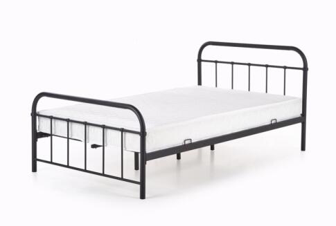 Кровать HALMAR LINDA черный, 120/200