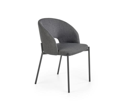 Стул HALMAR K373 серый/черный