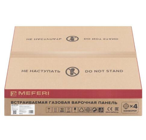 Варочная панель газовая MEFERI MGH604WH GLASS POWER