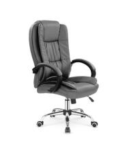 Кресло компьютерное HALMAR RELAX серый/хром