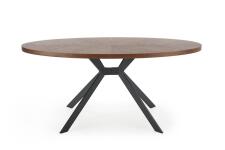 Стол обеденный HALMAR LOCARNO ореховый/черный 170/90
