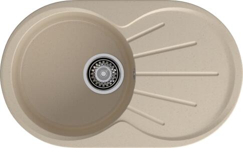 Кухонная мойка GRANFEST RONDO R-750L кашемир