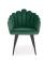 Стул HALMAR K410 темно-зеленый/черный
