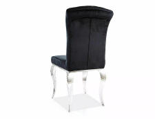 Стул SIGNAL PRINCE Velvet tap. 186 черный/хром Стул SIGNAL PRINCE Velvet tap. 186 черный/хром