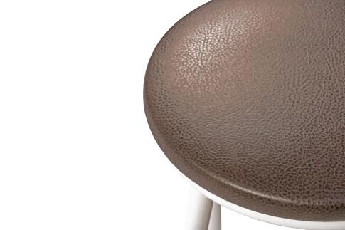 Табурет ВВР Премиум Шоколад/белый, экокожа