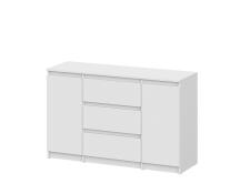 Комод NN Мебель (МС Денвер К) Белый (серия 2), 3 ящ., 2 ств.