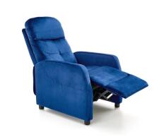 Кресло HALMAR FELIPE 2 раскладное, темно-синий/венге