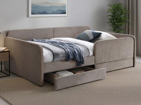 Кровать SIGNAL AMELIA Raven 30 темно-бежевый, 120/200