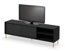 Тумба под теле/видео аппаратуру HALMAR BULLET RTV-1 180 черный/золотой