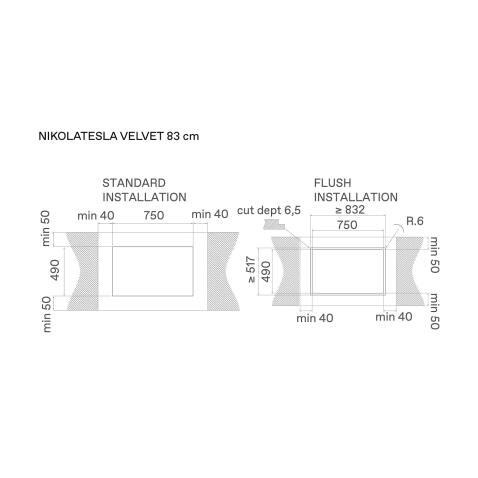 Поверхность индукционная ELICA NikolaTesla Velvet BL/A/83