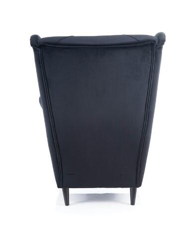 Кресло SIGNAL LADY Velvet Bluvel 19 черный/венге
