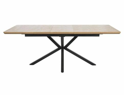 Стол обеденный SIGNAL LOGAN дуб/черный 160-200/90