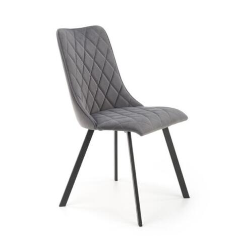 Стул HALMAR K450 серый/черный