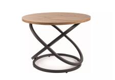 Стол журнальный SIGNAL EOS D дуб артизан/черный