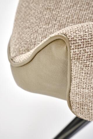 Стул HALMAR K579 коричневый/черный, поворотный