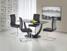 Стол обеденный HALMAR ANTON черный 140/80