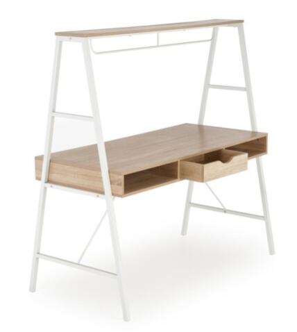 Стол компьютерный HALMAR B48 дуб сонома/белый