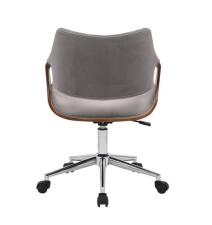 Кресло компьютерное HALMAR COLT ореховый/серый