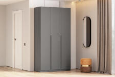 Шкаф NN Мебель ШК 5 (1200) Серия 2 Графит серый