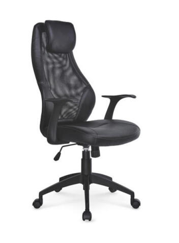 Кресло компьютерное HALMAR TORINO черный/черный