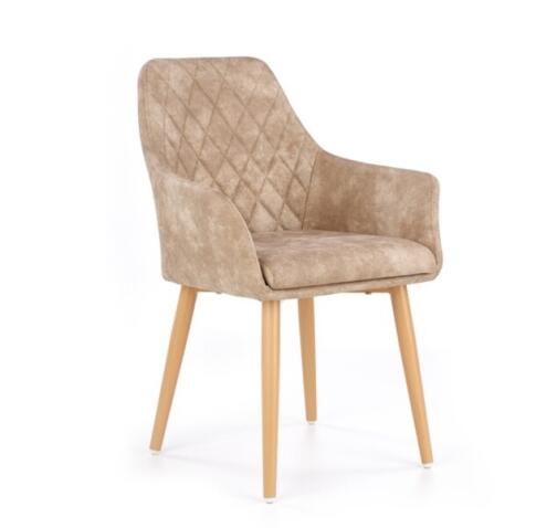 Стул HALMAR K287 бежевый/натуральный